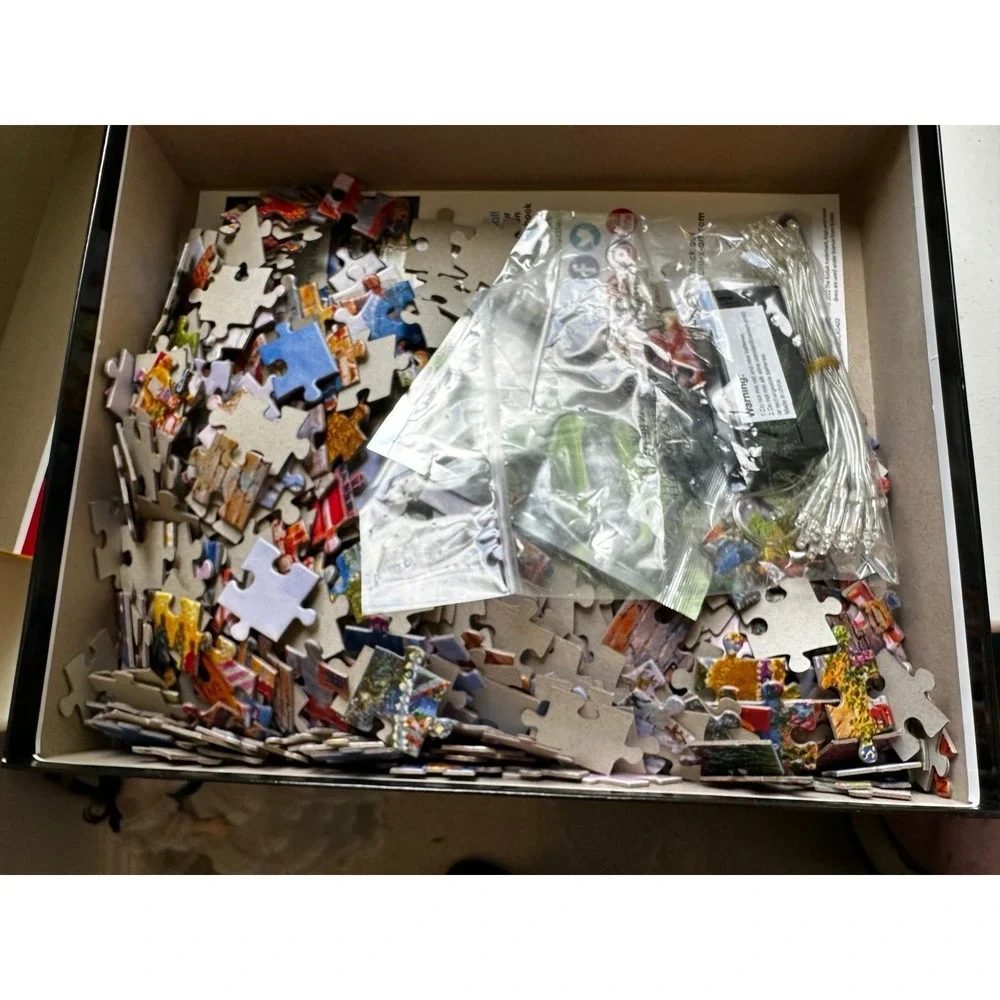 Kodak Beary Patch Park Premium 500pc Lighted Jigsaw Puzzle by Dennis Lewan